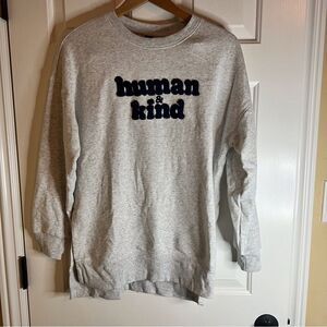 Human + Kind SweatShirt Old Navy, Size Small. Flowy and Roomy. New Condition.‎
